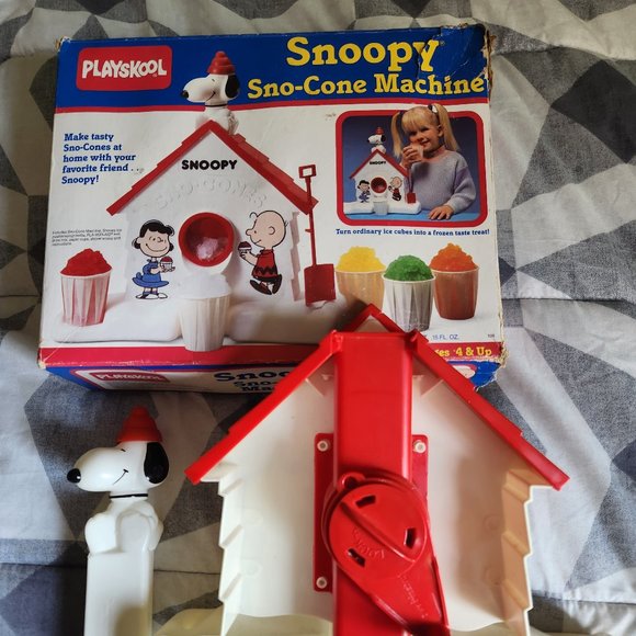 Playskool Other Vintage 989 Playskool Snoopy Snow Cone Maker Poshmark
